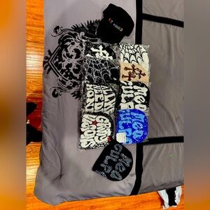 Brand new beanies, and Travis Scott hat